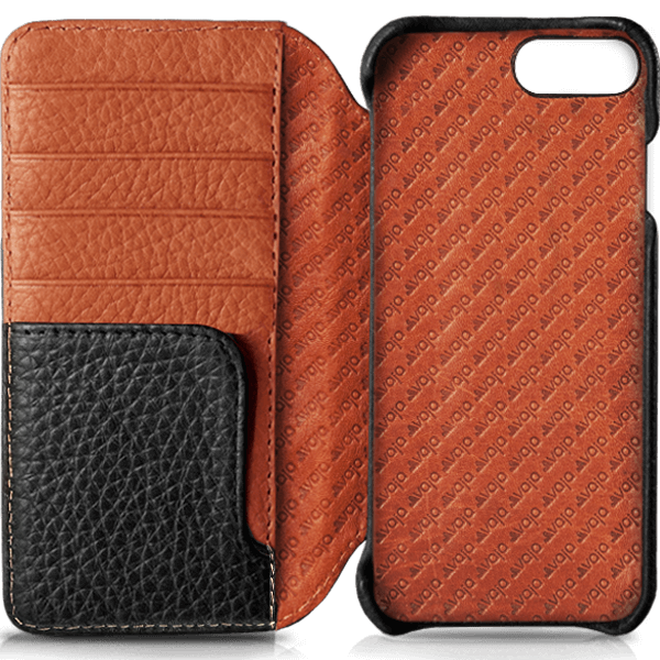 Wallet iPhone 14/15 Plus leather case - Vaja