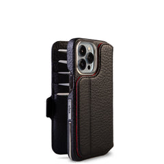 2 in 1 iPhone 15 Pro Max Leather Case - Vaja