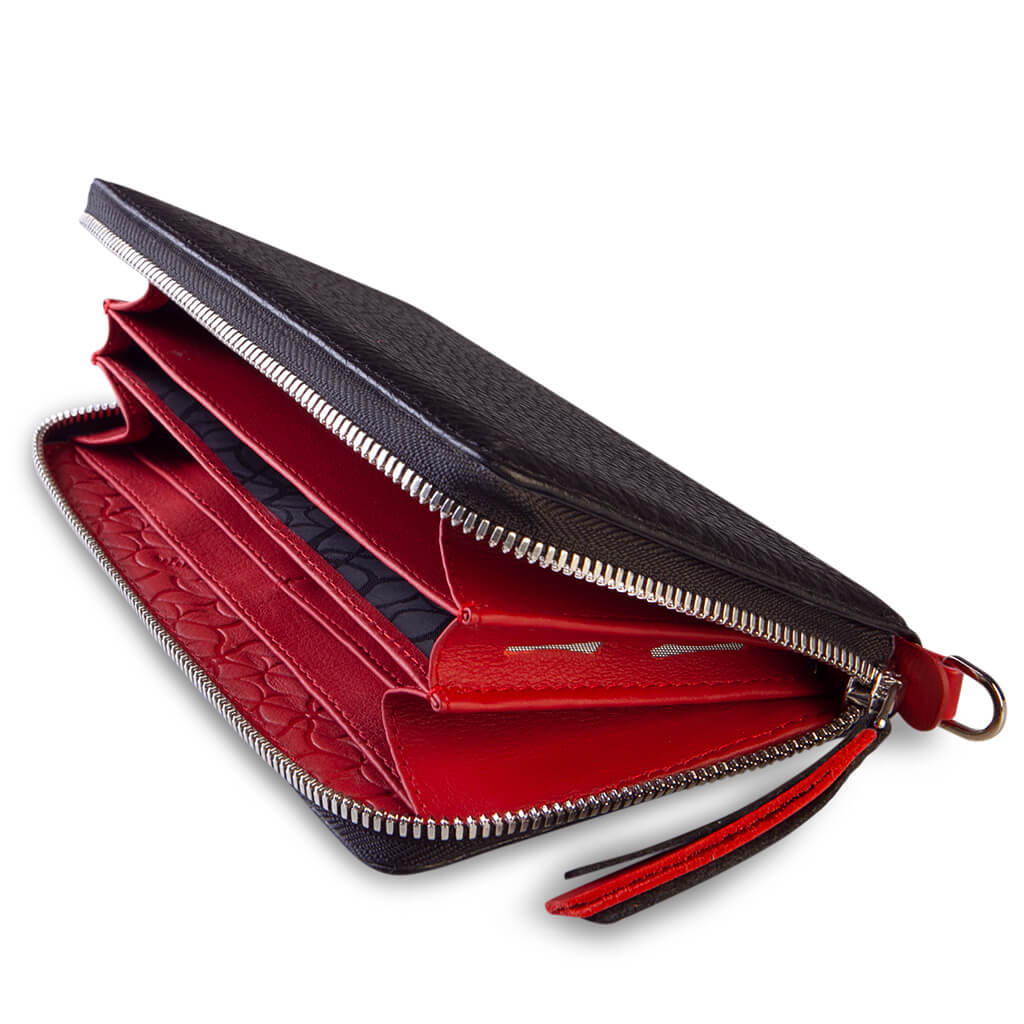 Joy Clean & Chic Saffiano Leather Clutch Wallet with RFID Tech - 20787867 |  HSN