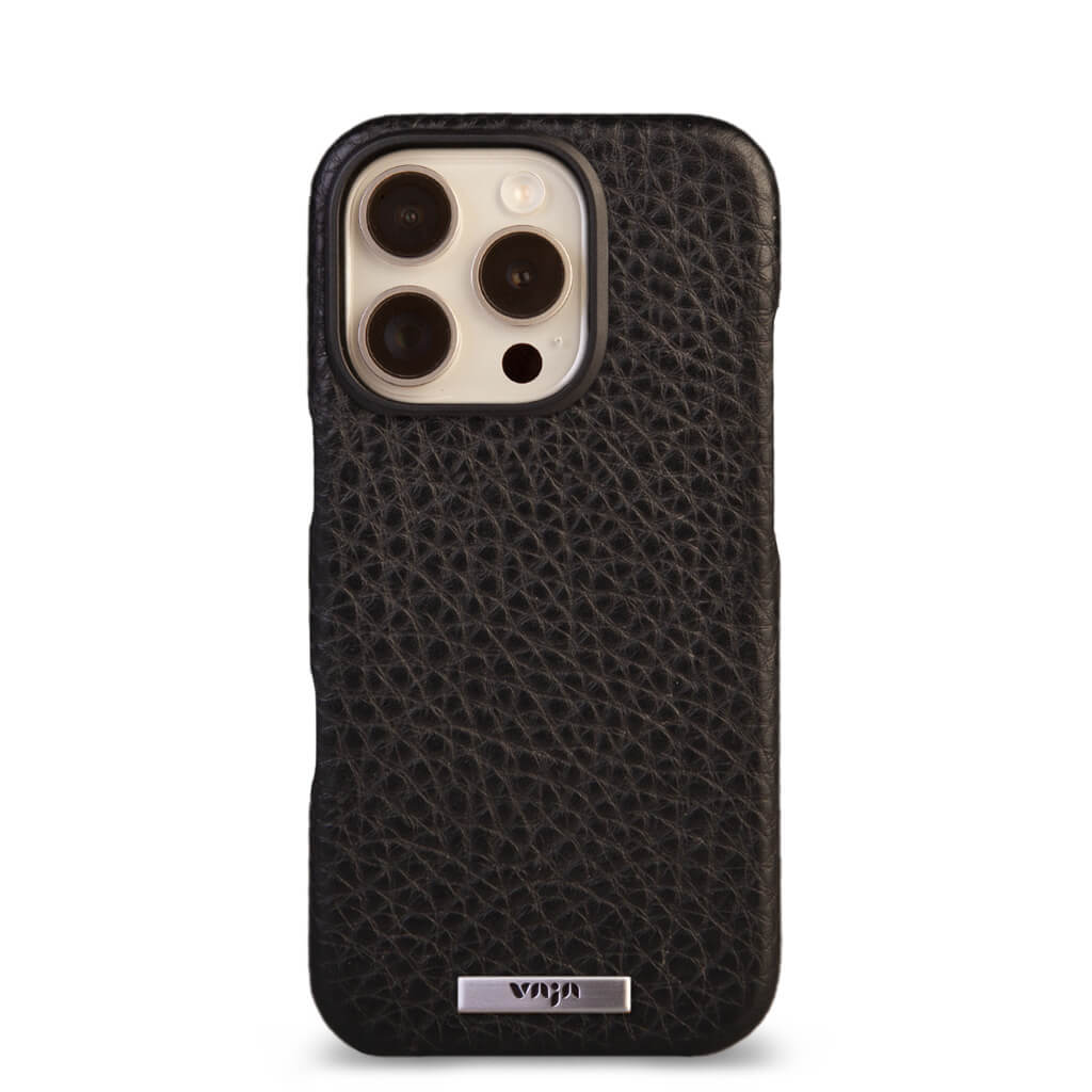 Grip - iPhone 16 Pro leather case V-Mag - Vaja