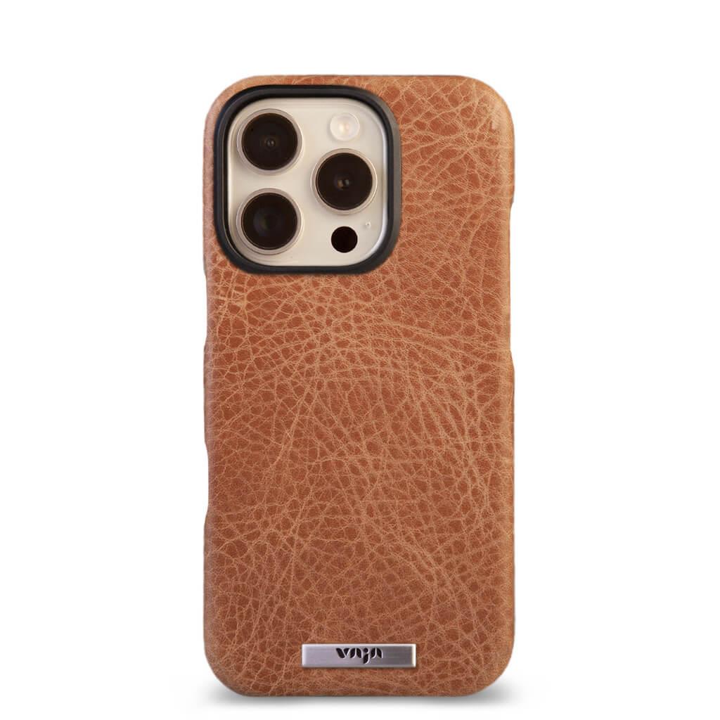 Grip - iPhone 16 Pro leather case V-Mag - Vaja