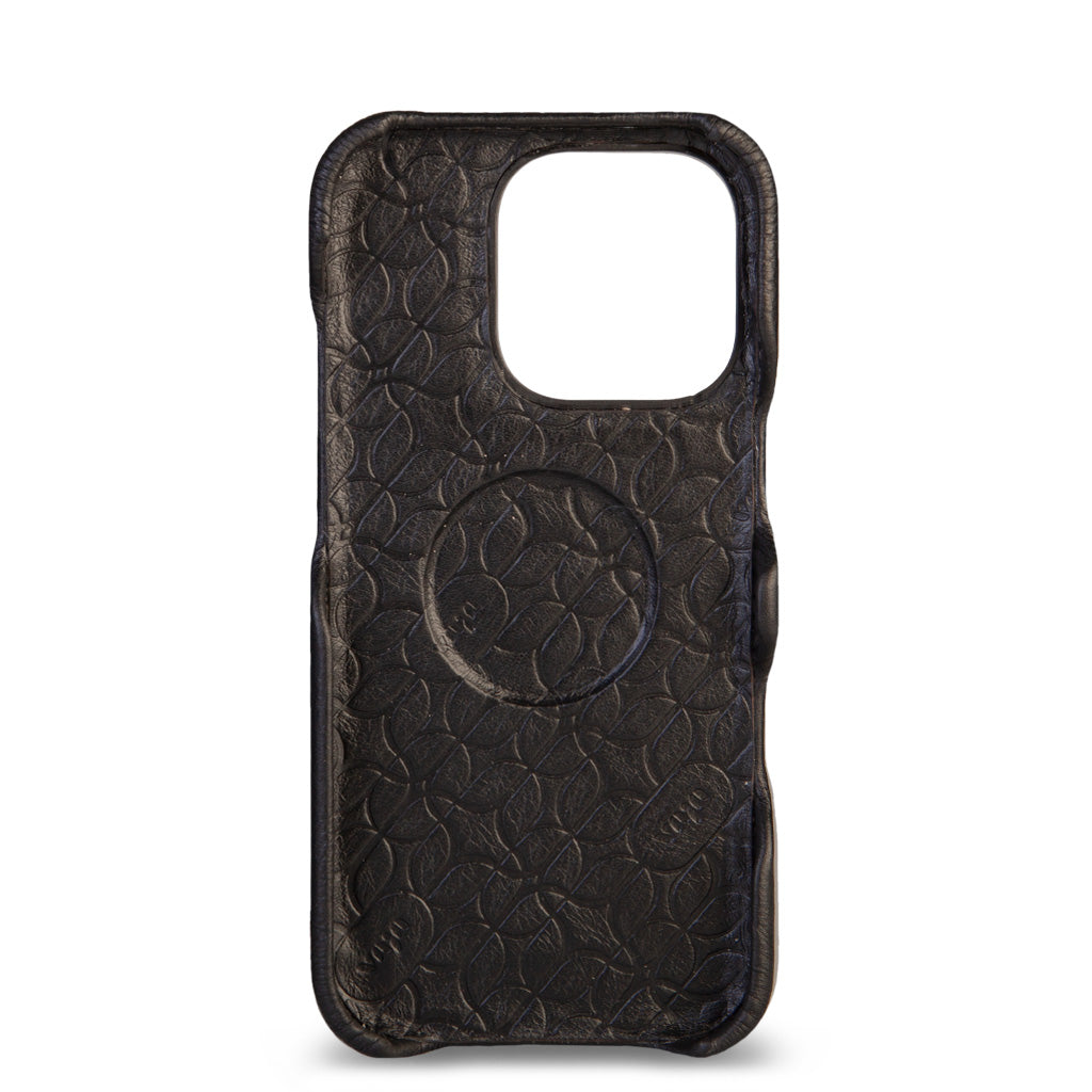 Dotted Grip - iPhone 16 Pro leather case V-Mag - Vaja