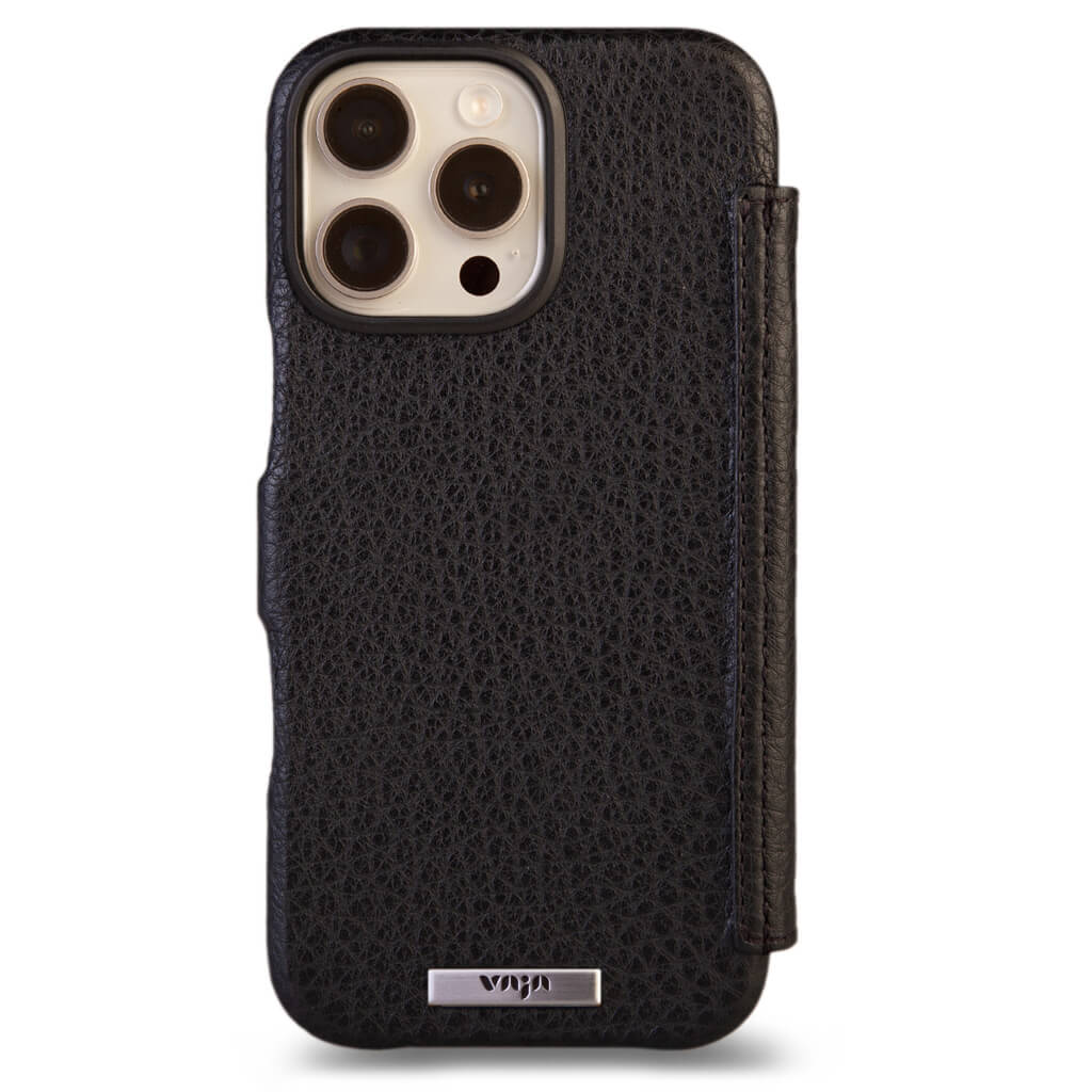 Folio - iPhone 16 Pro Max Leather Case V-Mag - Vaja