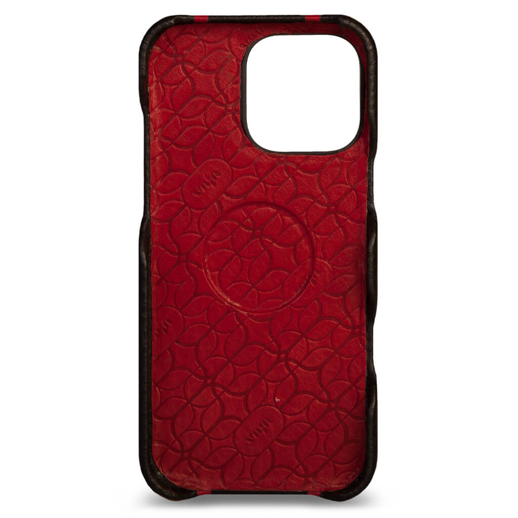 Grip - iPhone 16 Pro Max leather case V-Mag - Vaja