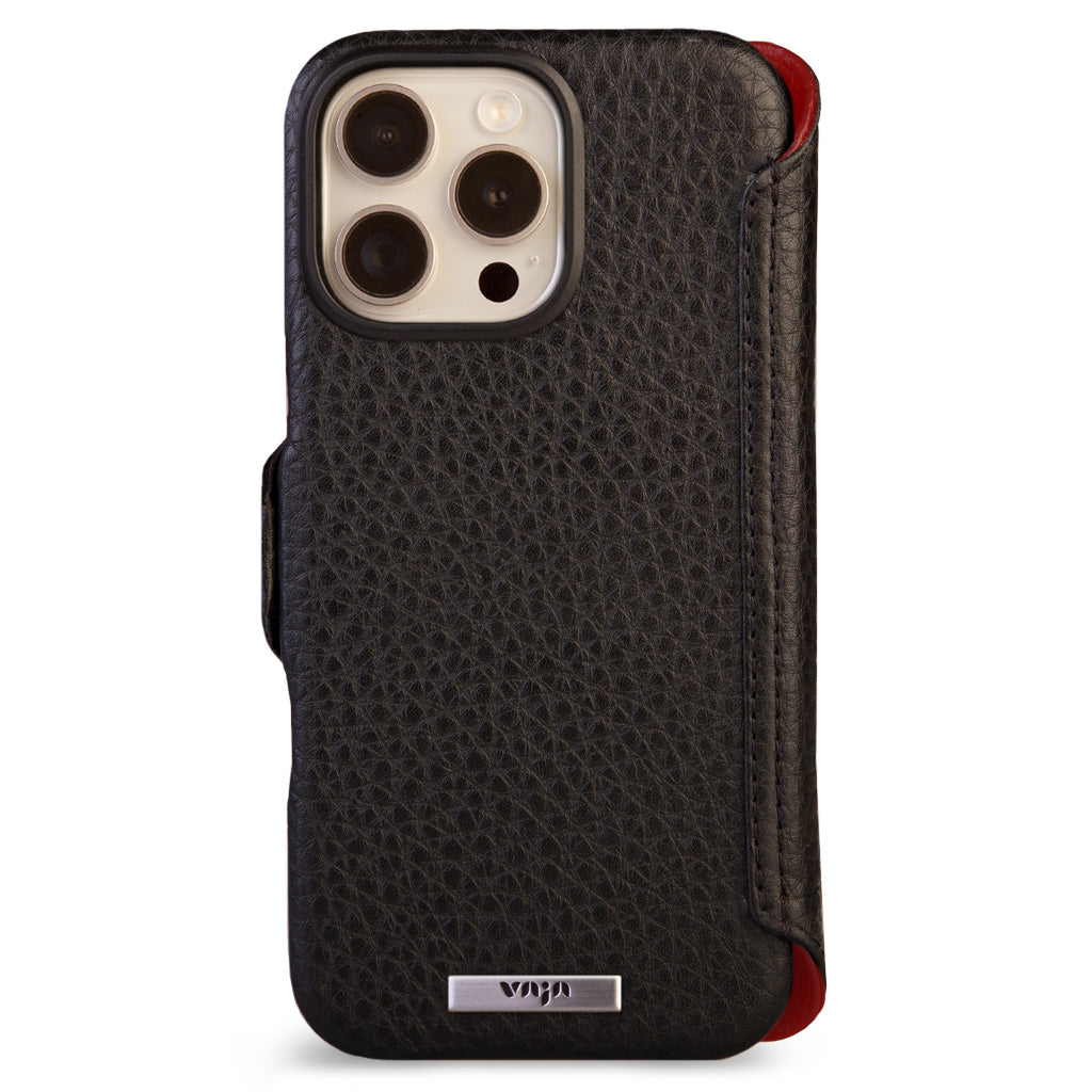 Wallet - iPhone 16 Pro Max leather case V-Mag - Vaja