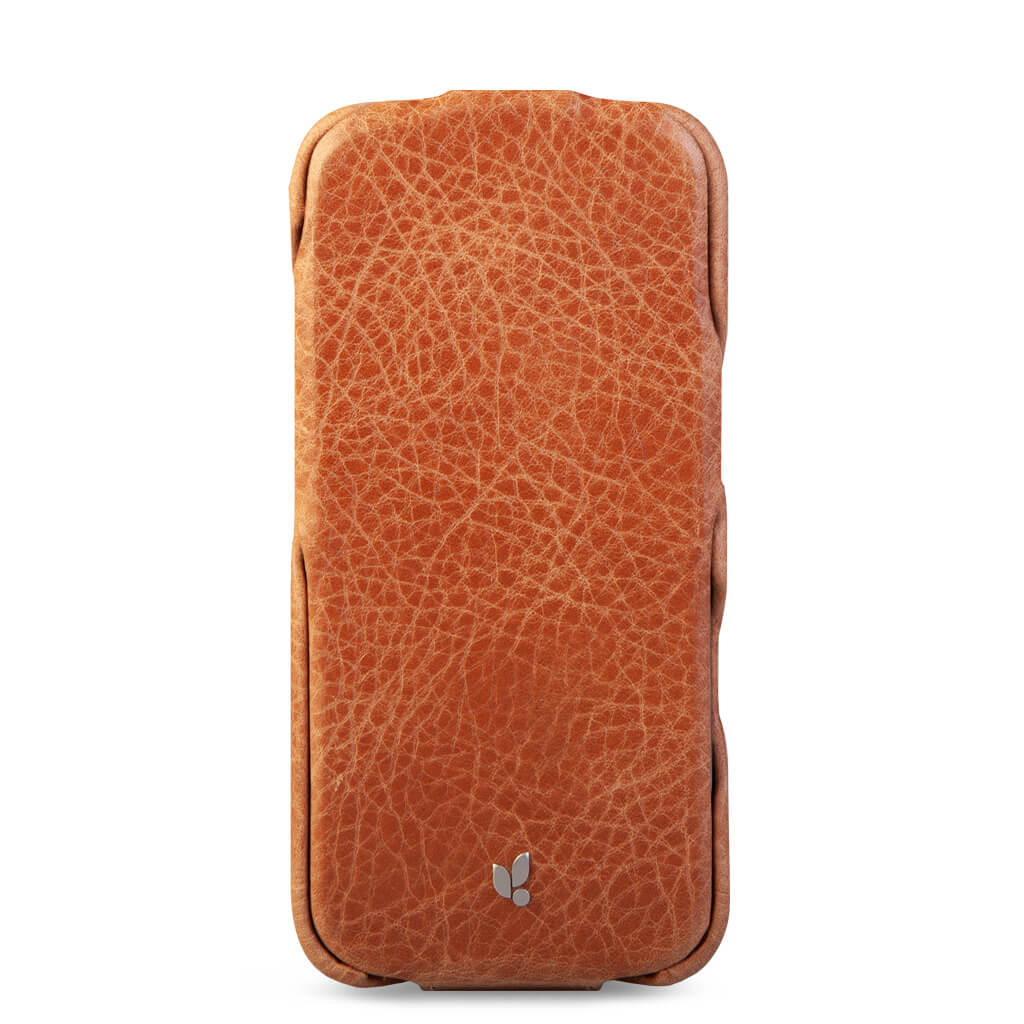 Top - iPhone 16 Pro leather case V-Mag - Vaja