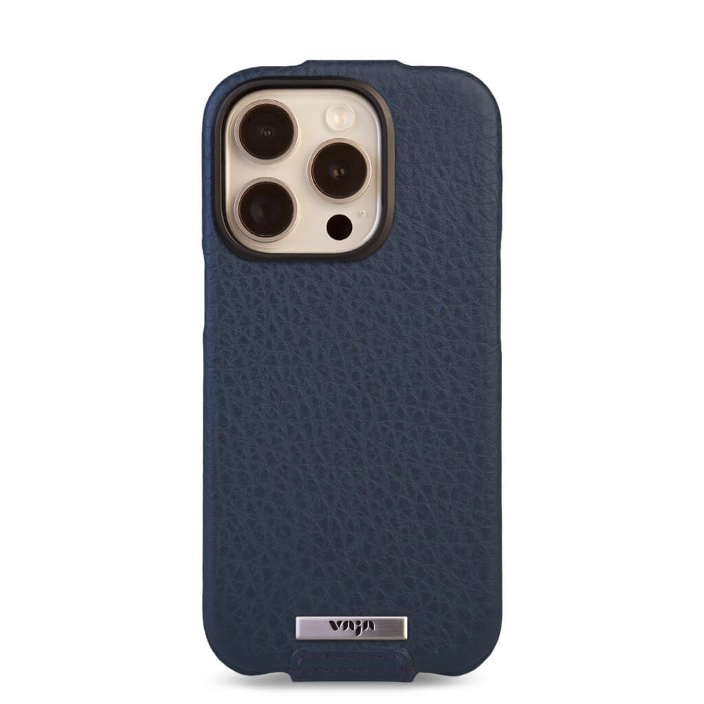 Top - iPhone 16 Pro leather case V-Mag - Vaja