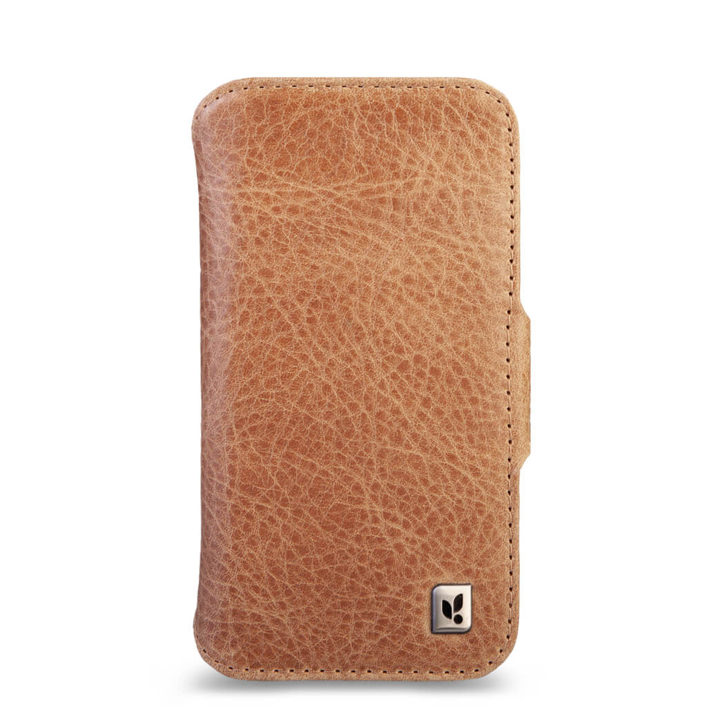 Wallet - iPhone 16 Pro leather case V-Mag - Vaja