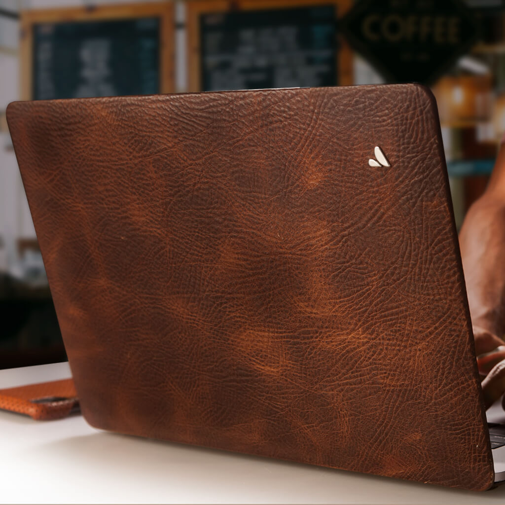 Premium MacBook leather case for all 13