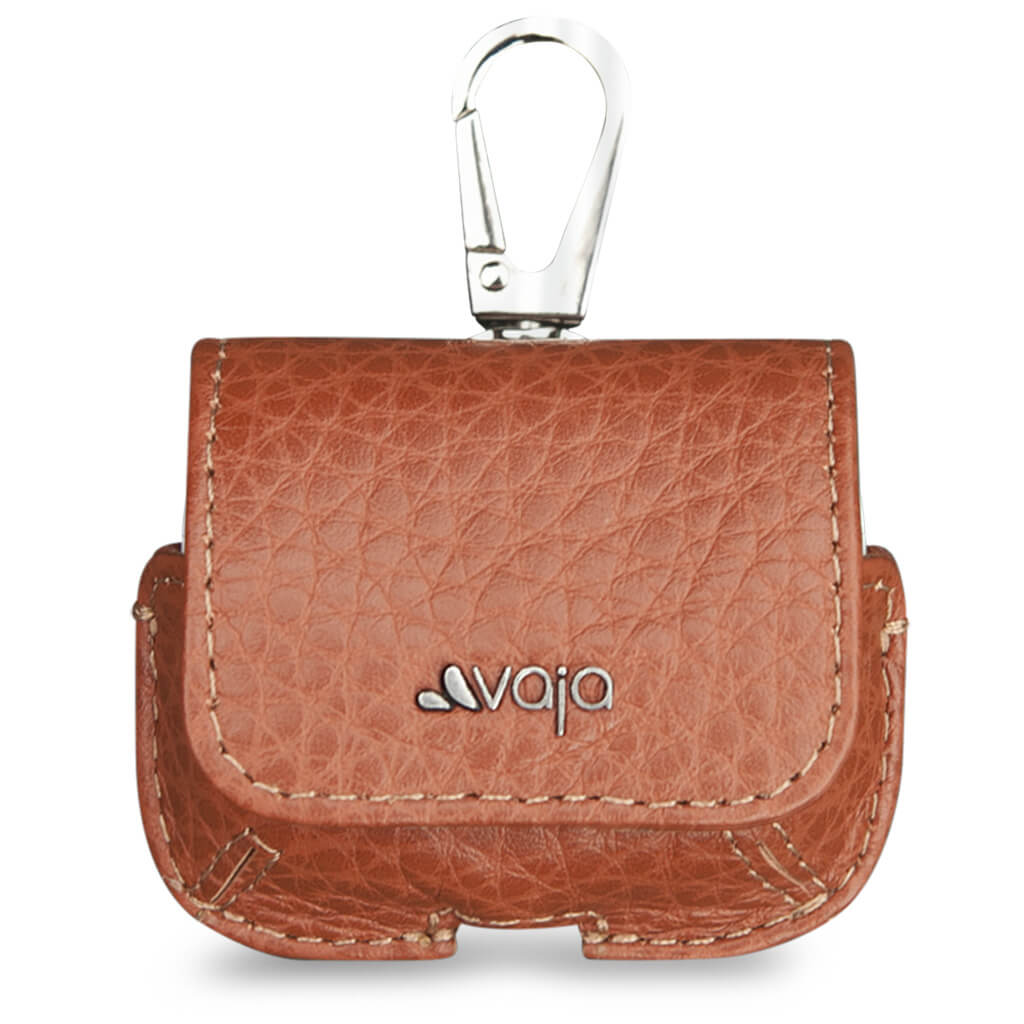 VogDUO Belt-loop Leather Case for AirPods Pro Tan