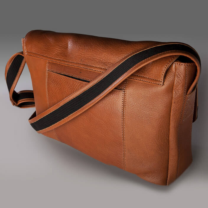 Leather MacBook Messenger Bag for 2024 by MacCase