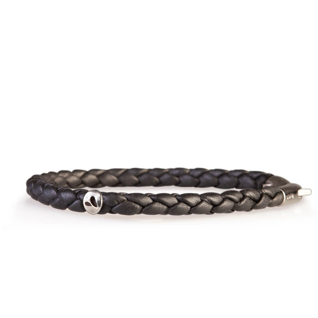 Bottega Veneta Men's Braided Leather Bracelet