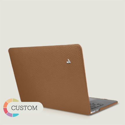 Personalized Custom Black Macbook Air Pro Leather Case Sleeve