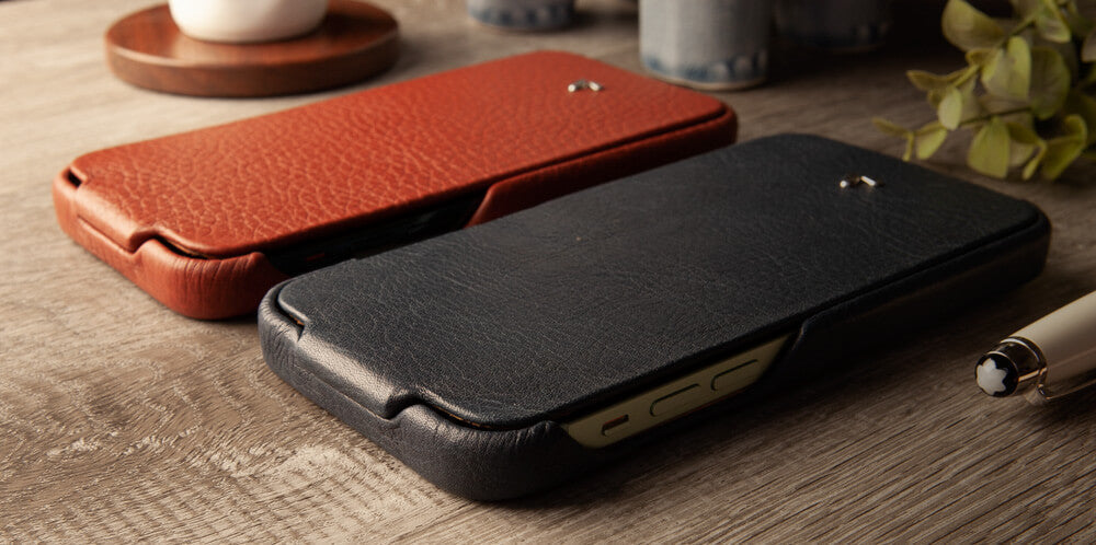Leather Wallet iPhone 12 Pro Max MagSafe case - Vaja