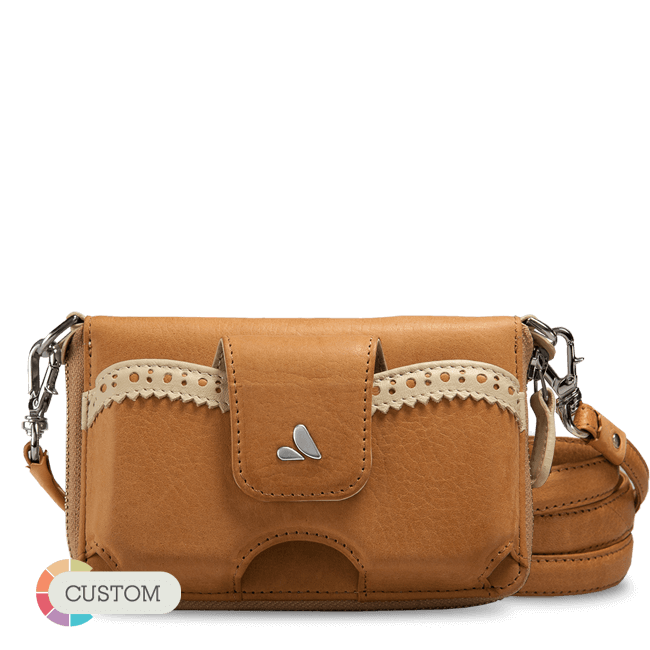 Lady leather clutch for iPhone - Crossbody Wallet - Vaja