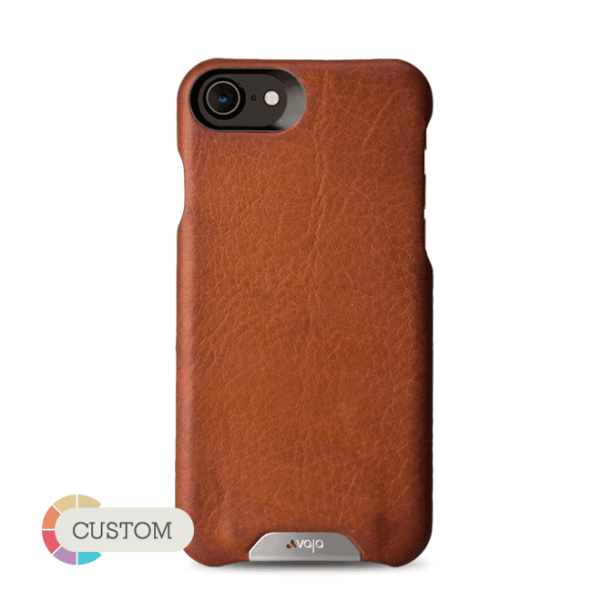  Custom Handcrafted Apple iPhone 7 Plus Genuine Leather  Back Cover - Express Stripes