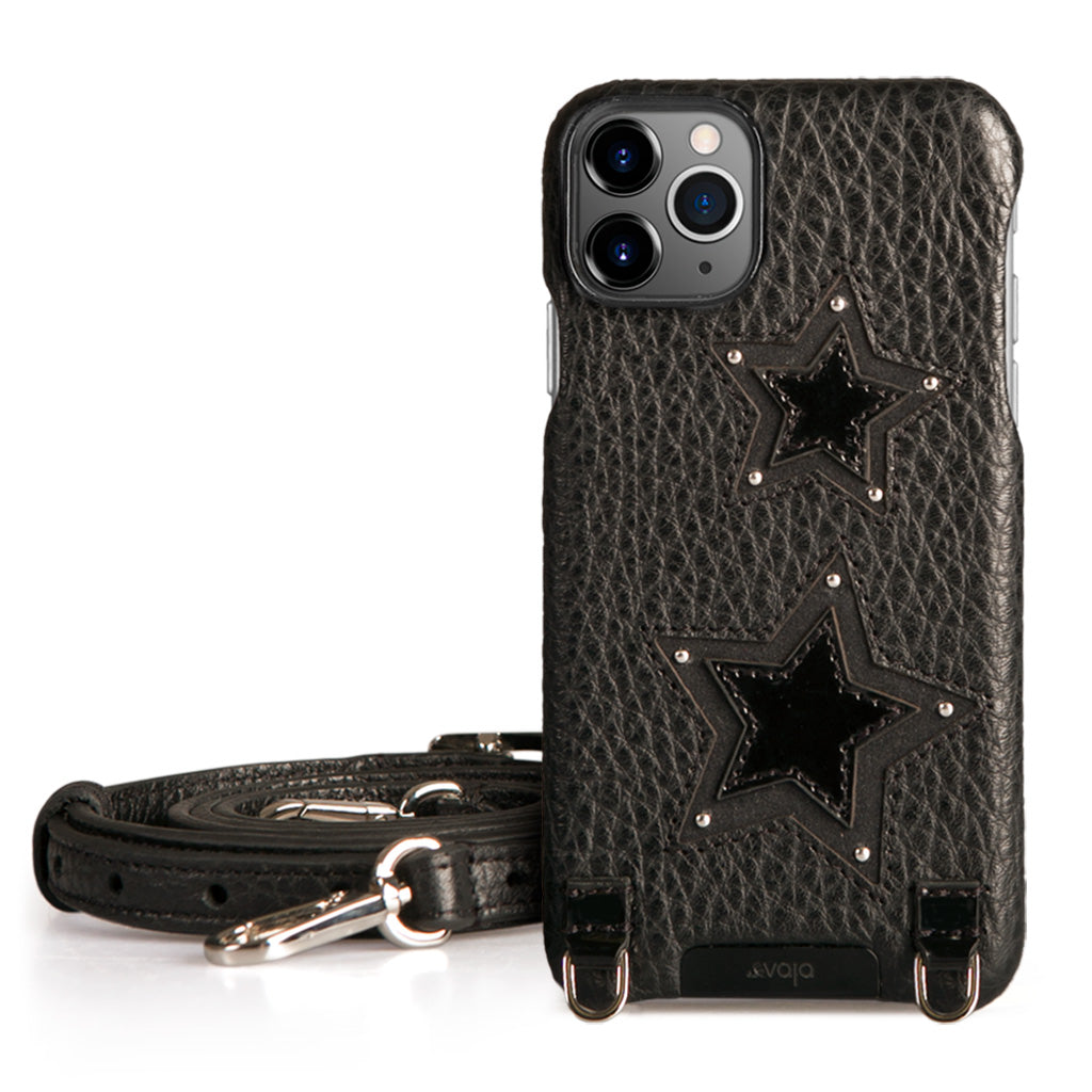 iPhone 13 Pro Max necklace leather case - Vaja