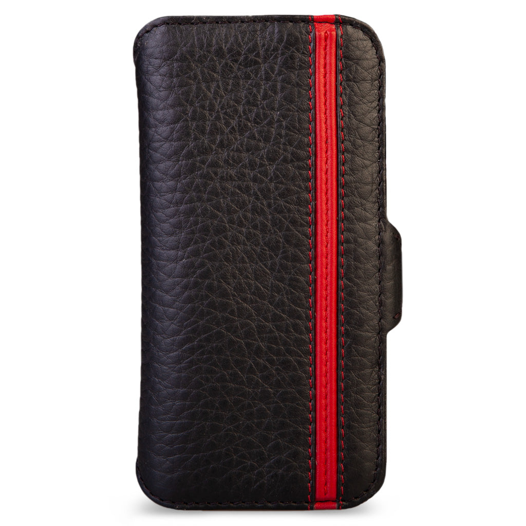 Loulou x Velante Leather iPhone 14 Pro Case - Black